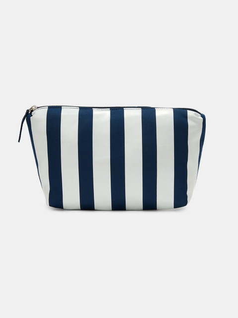 Forever Glam by Pantaloons Striped Pouch Travel Accessory