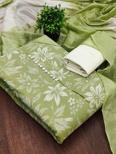 Peachmode Printed Pure Cotton Unstitched Dress Material