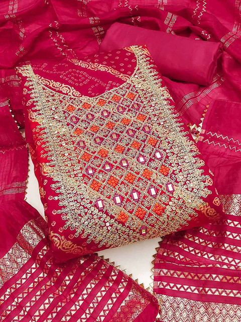 Peachmode Printed Unstitched Dress Material