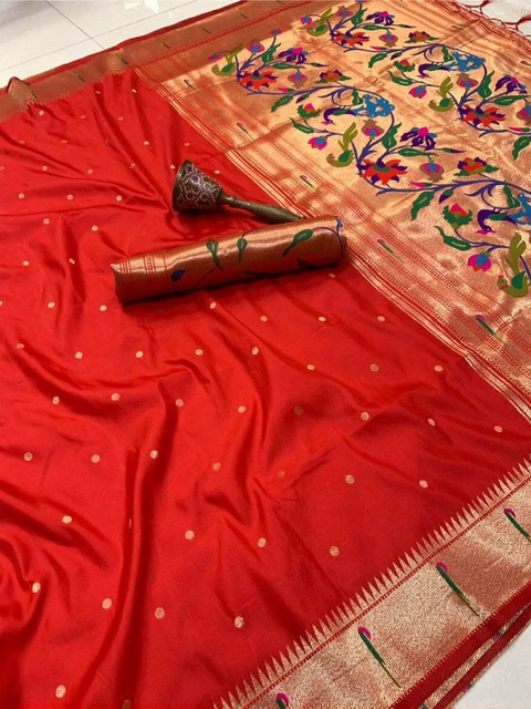 Parampara Ethnic Woven Design Zari Art Silk Banarasi Saree