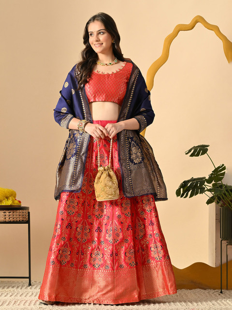 DISHWA FASHION Ready to Wear Lehenga & Blouse With Dupatta