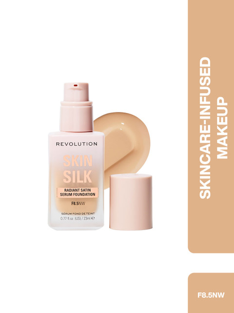 Makeup Revolution London Skin Silk Radiant Satin Serum Foundation 23ml - F8.5NW