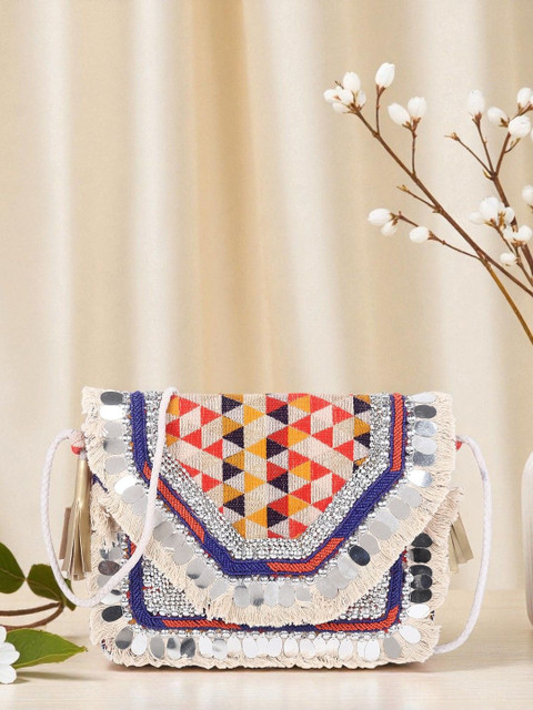 VRPS Handicrafts Embroidered Purse Clutch