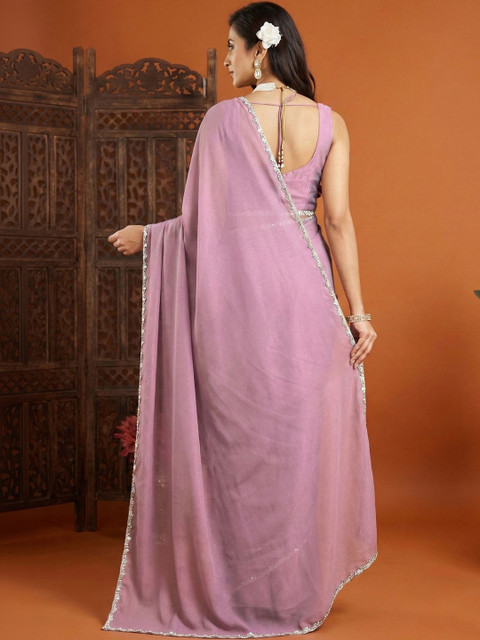 LOROFY Zari Satin Saree - Image 2