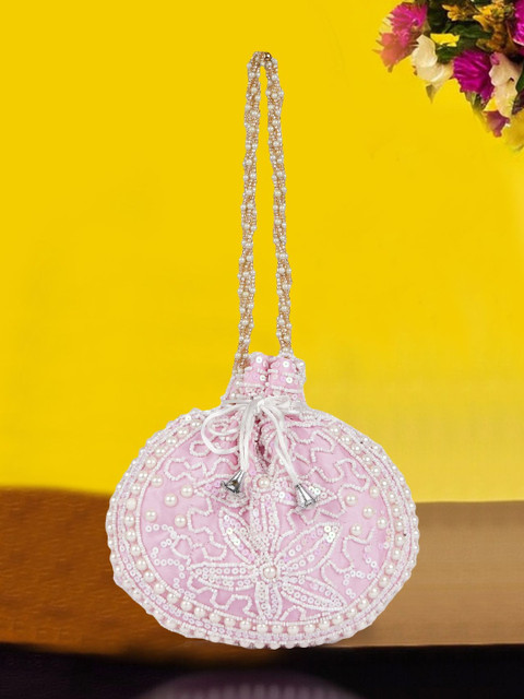 ROLEXO Embellished Potli Clutch