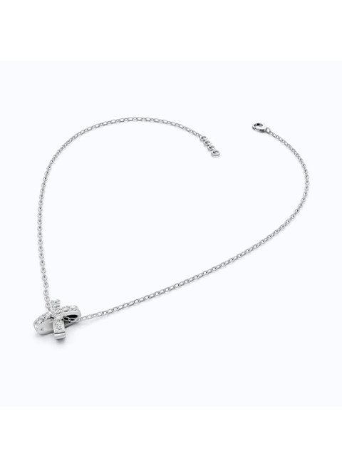 SHOORA DESIGNS 9 K Gold Diamond Pav X Cross Initial Pendant - Image 5