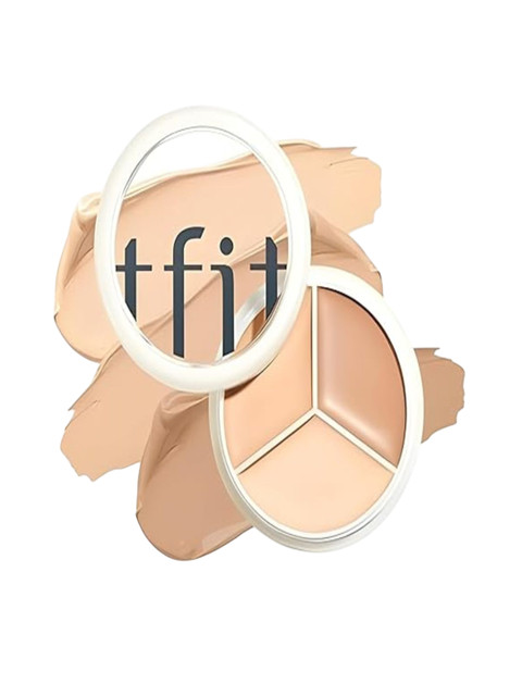 Plessis High Coverage Long Lasting 3 In 1 Concealer- 15 g- Shade- 04