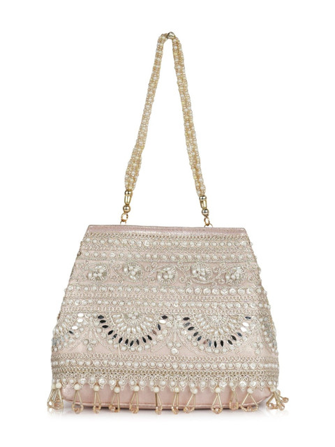 NEVIS Embroidered Potli Clutch