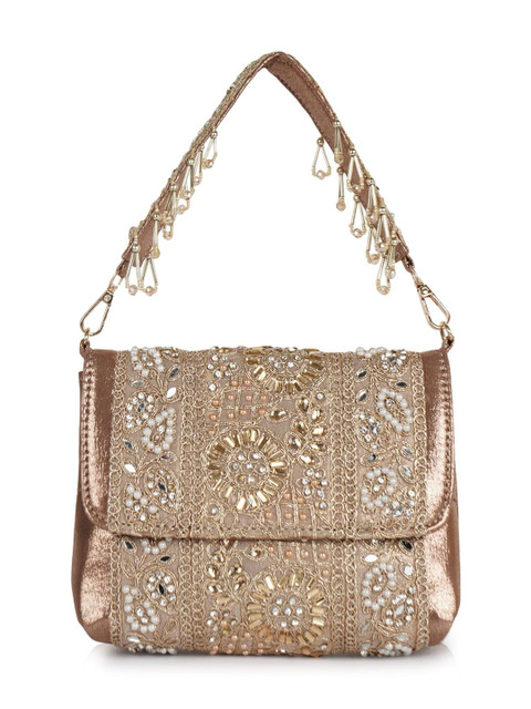 NEVIS Embroidered Potli Clutch