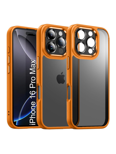 Luxury Kase Solid Printed iPhone 16 Pro Max Back Case Mobile Accessories