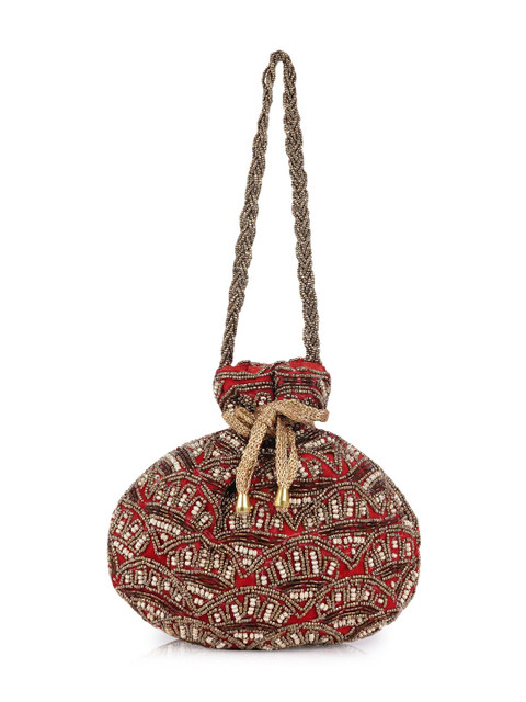 ROLEXO Embellished Potli Clutch