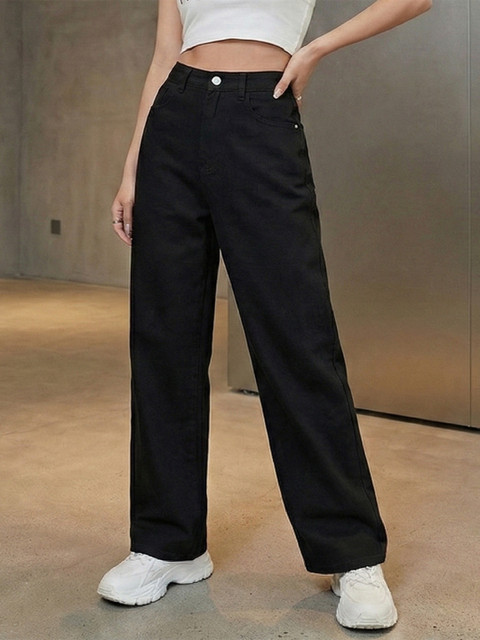 Shrutika Women Jean Relaxed Fit High-Rise Clean Look Stretchable Jeans