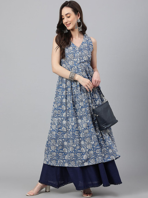 THREAD BOX Women Floral Printed Kurta