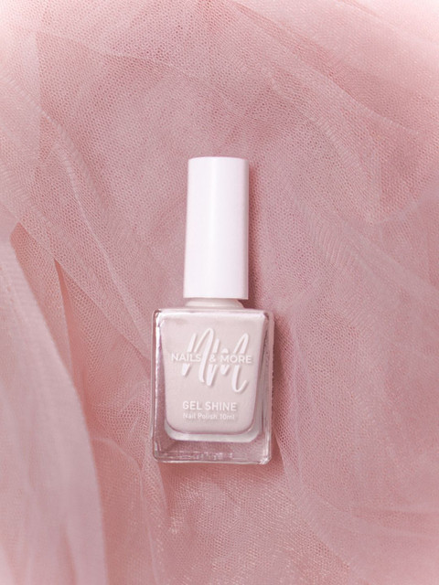 nails & more Gel Shine Glossy Argan Oil Long-Wearing Nail Polish - 10 ml - Wheat Beige 40