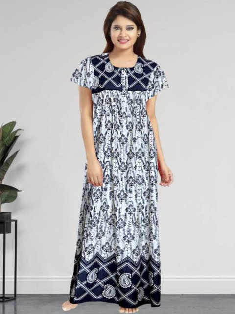 Shopping Star Printed Maxi Nightdress