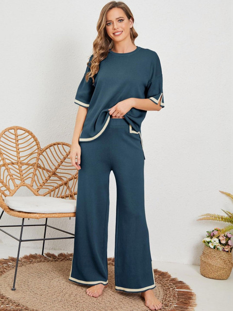 Moda Rapido Round Neck Top & Pyjamas Night suit