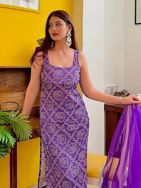Handish Women Ethnic Motifs Printed Indie Prints Kurta - Image 2