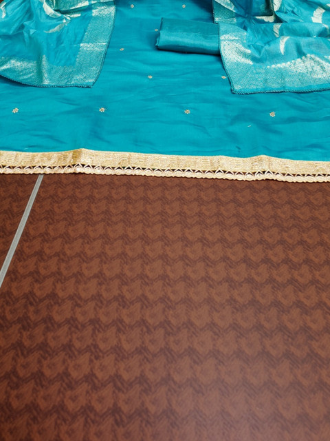 KALINI Embroidered Unstitched Dress Material - Image 3