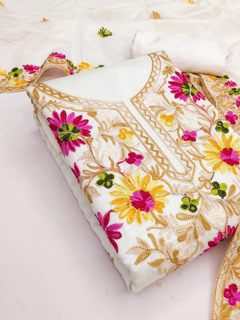 KALINI Embroidered Unstitched Dress Material - Image 2