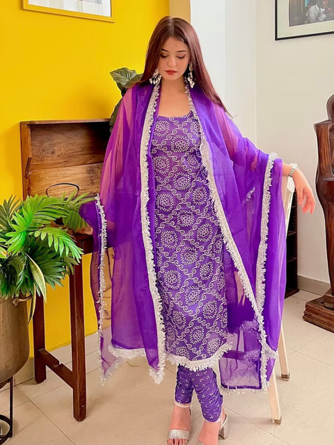 Handish Women Ethnic Motifs Printed Indie Prints Kurta - Image 5