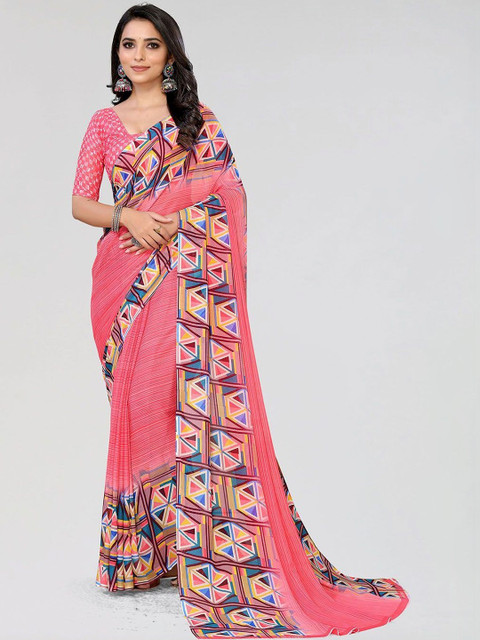 STYLE MODA Poly Georgette Saree