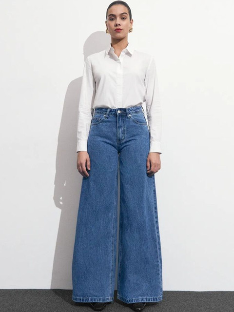 R.Code by The Roadster Life Co. Women Smart Regular Fit High-Rise Stretchable Jeans