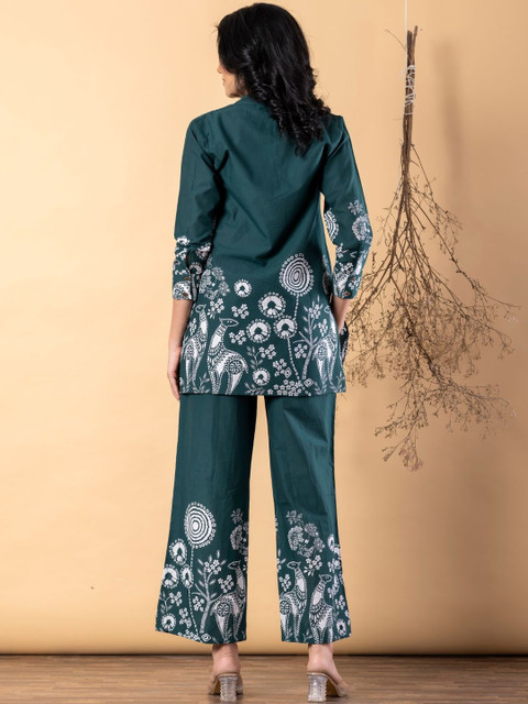 Readiprint Printed Mandarin Collar Tunic & Trousers Co-Ords - Image 5