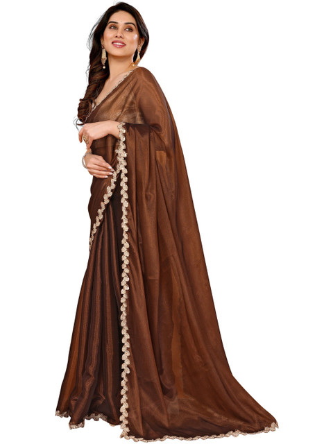 Mitera Embellished Gotta Patti Silk Blend Designer Saree - Image 3