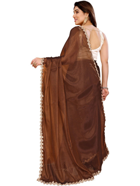 Mitera Embellished Gotta Patti Silk Blend Designer Saree - Image 2