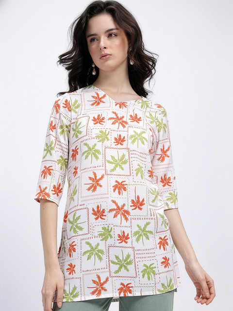 Anouk Rustic Printed Short Kurti