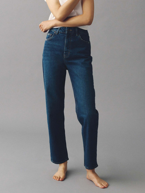 H&M Slim Fit Mom High Ankle Jeans