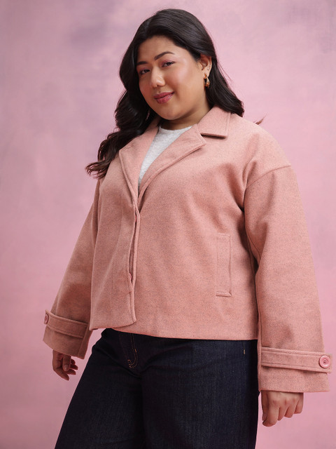 DressBerry Curve Notched Lapel Drop Shoulder Overcoat - Image 4