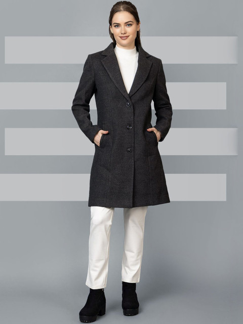 The Roadster Lifestyle Co Notched Lapel Longline Overcoat