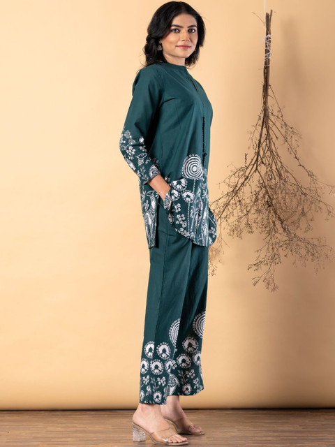 Readiprint Printed Mandarin Collar Tunic & Trousers Co-Ords - Image 6
