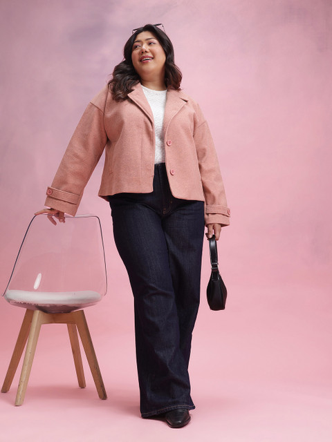 DressBerry Curve Notched Lapel Drop Shoulder Overcoat - Image 6