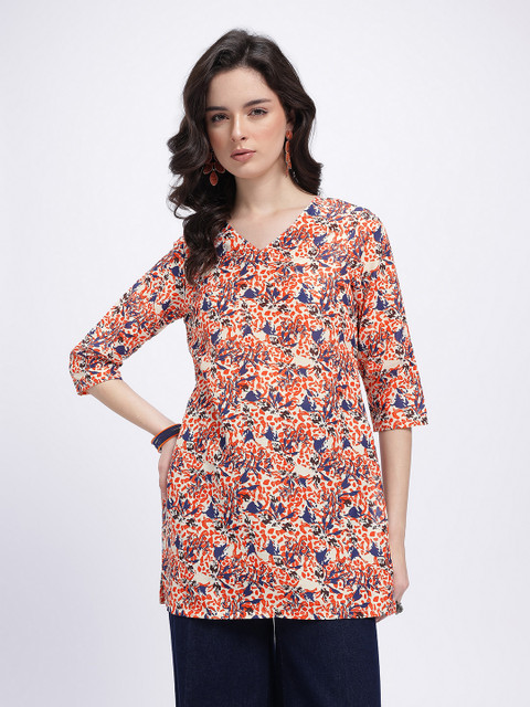 Anouk Rustic Printed Short Kurti