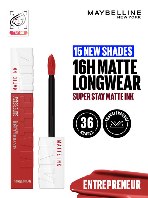 Maybelline New York Superstay Matte Ink Matte Liquid Lipstick 5ml - Entrepreneur