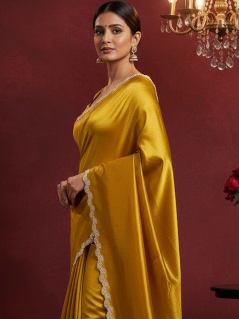 all about you Embroidered Organza Designer Saree - Image 5