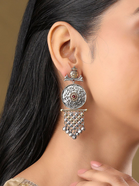 Biba Circular Drop Earrings - Image 3