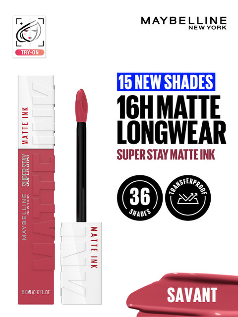 Maybelline New York Super Stay Matte Ink Liquid Lipstick - Savant 150
