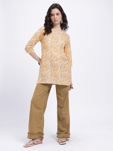 Anouk Rustic Printed Short Kurti - Image 6