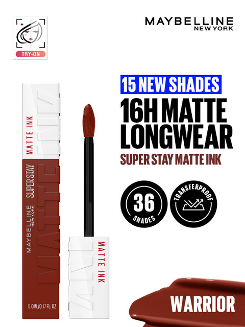 Maybelline New York Superstay Matte Ink Matte Liquid Lipstick 5ml - Warrior
