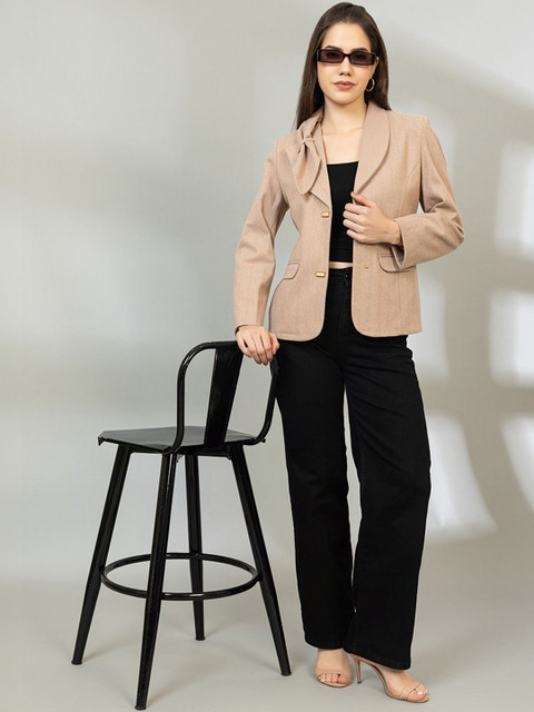 all about you Notched Lapel Collar Single Breasted Blazer - Image 4