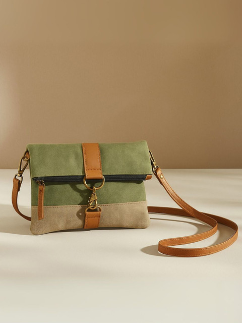 Mona B Colourblocked Sling Bag