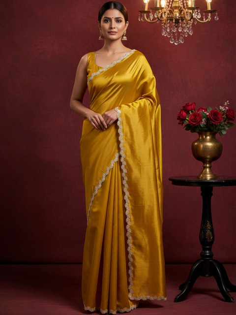 all about you Embroidered Organza Designer Saree - Image 2