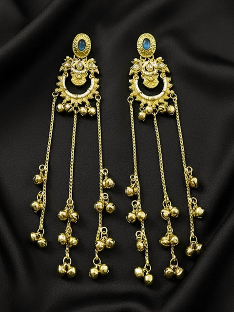 BlingNation Floral Drop Earrings - Image 3