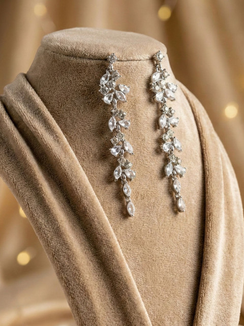 Mekkna Floral Drop Earrings - Image 5