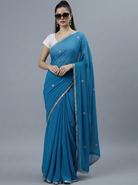 Plus Size Woven Design Saree Blouse - Image 4