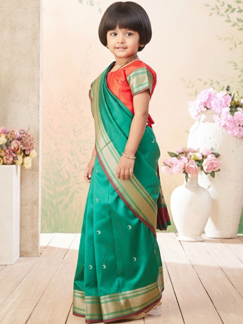 Aarika Zari Art Silk Maheshwari Saree