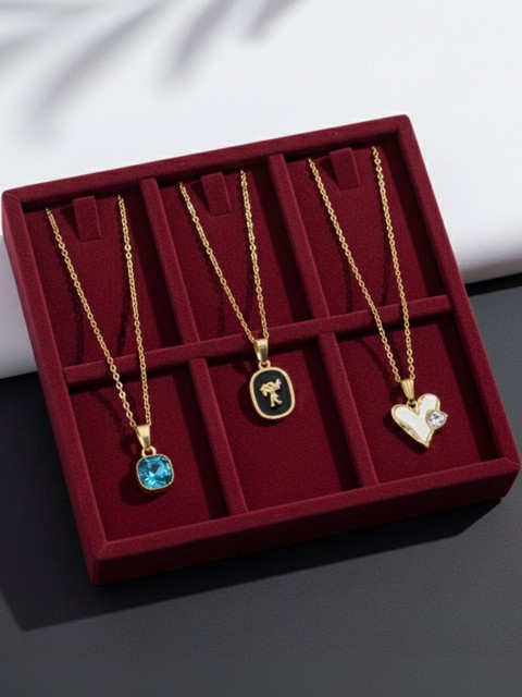 DressBerry Brass Brass-Plated Necklace